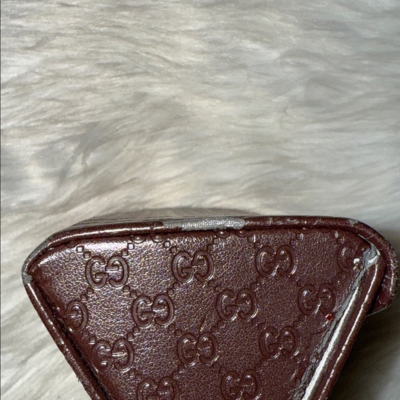 Gucci GG Monogram Foldable Sunglasses Case Brown Authentic - Picture 4 of 11